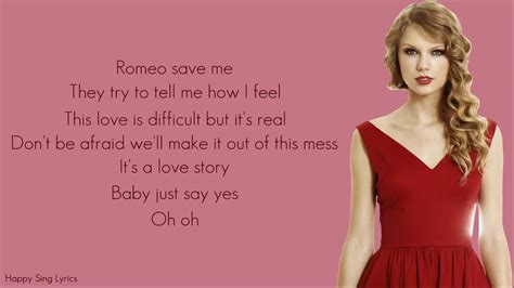 As the lead single off Swift's second studio album Fearless with her former label, Big Machine Records, "Love Story" presents lyrics that paint the age-old tale of a young, star-crossed couple's ...